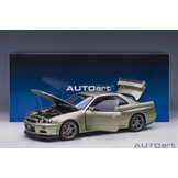 1:18 Nissan Skyline GT-R (R34) V-Spec II Nür Millenium Jade Autoart