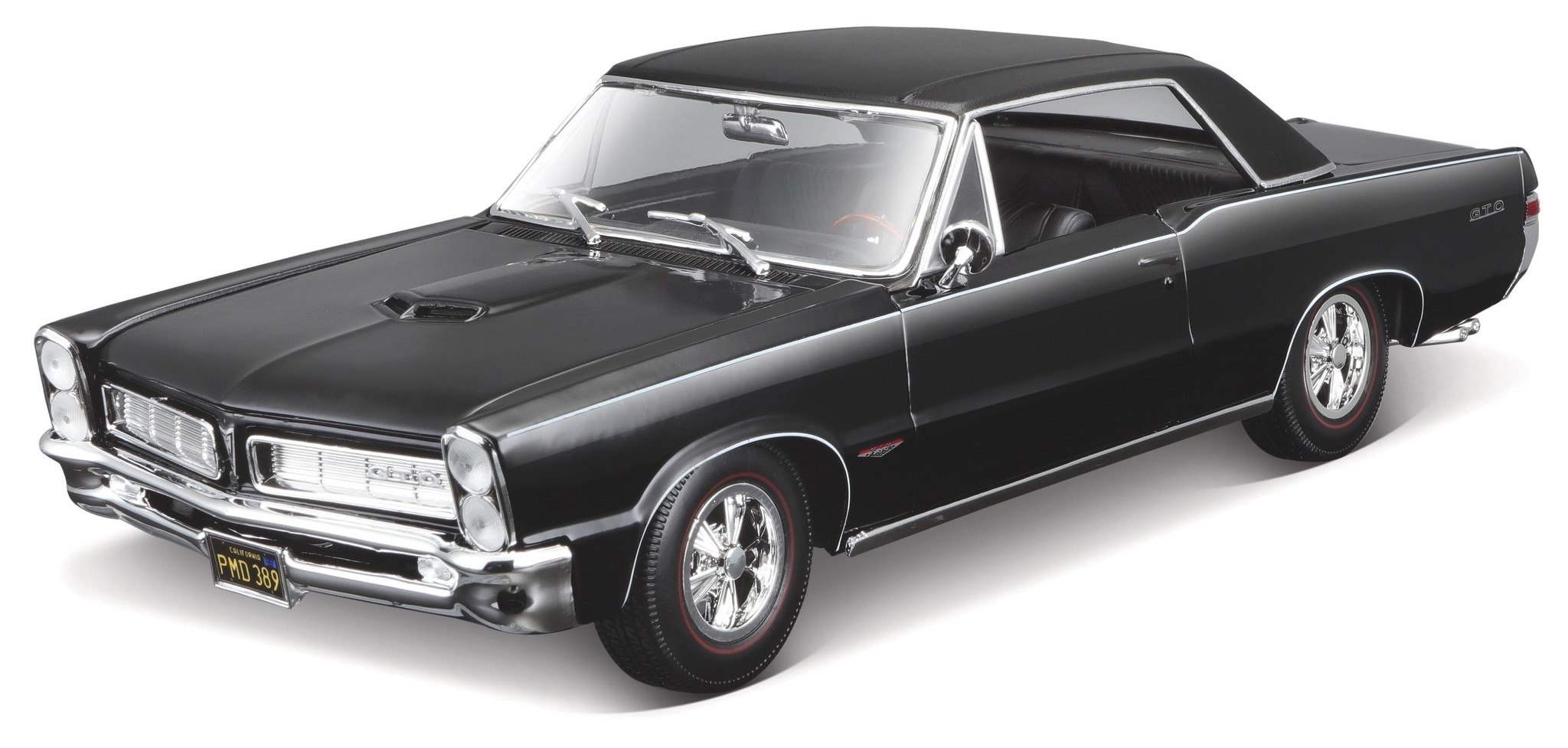 1:18 Pontiac GTO Hurst 1965 Schwarz Maisto