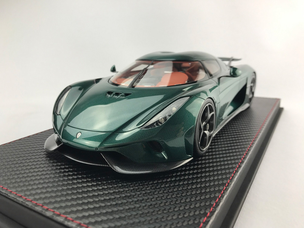 1:18 Koenigsegg Regera 'Green Carbon' FrontiArt