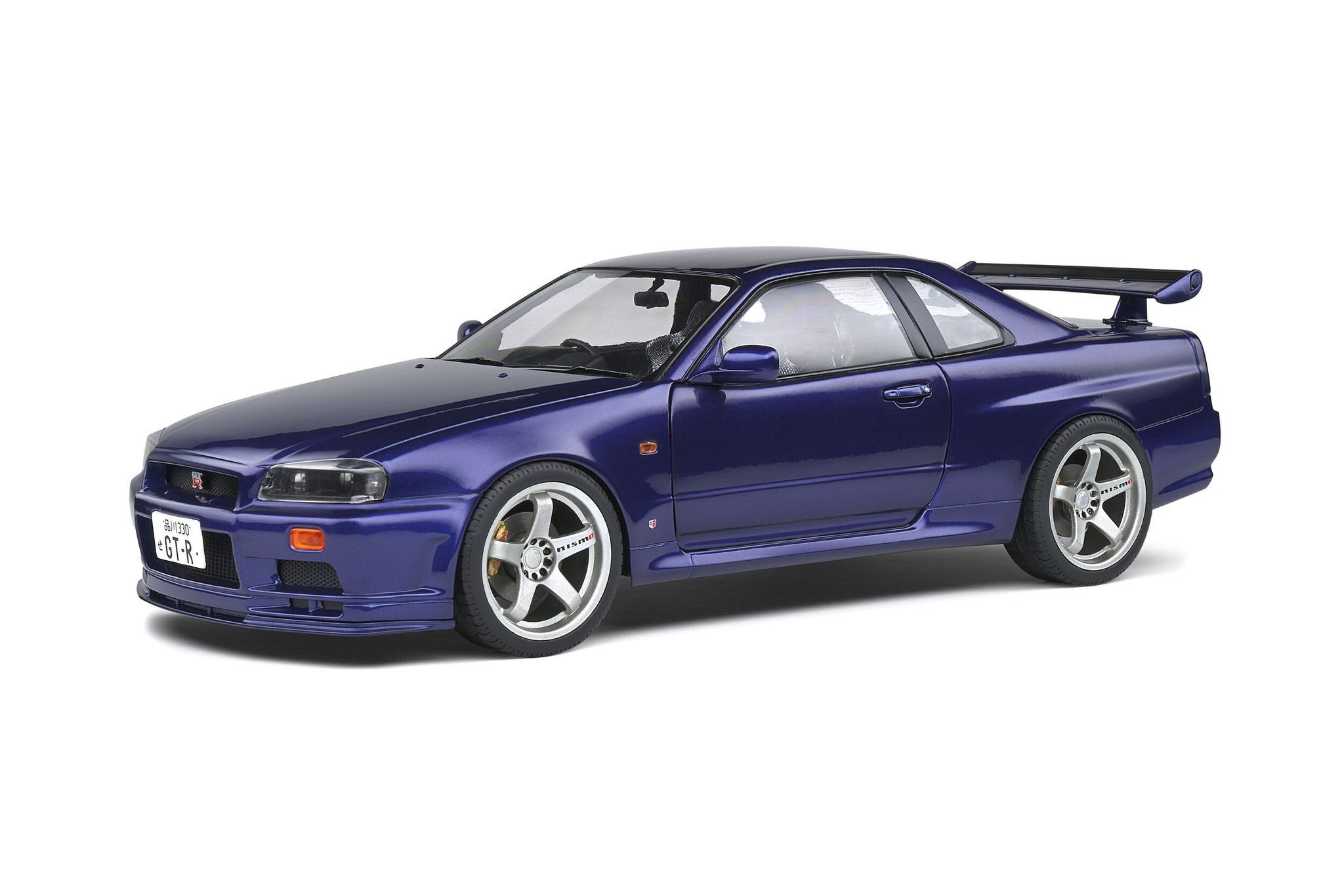 1:18 Nissan Skyline R34 GT-R Midnight Purple Solido