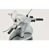 1:10 Vespa PX 125 + bagagedrager 70 jaar, zilver metallic Schuco