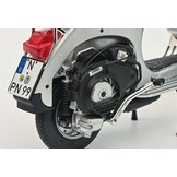 1:10 Vespa PX 125 + bagagedrager 70 jaar, zilver metallic Schuco
