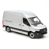 1:18 Mercedes Sprinter Kastenwagen zilver Norev