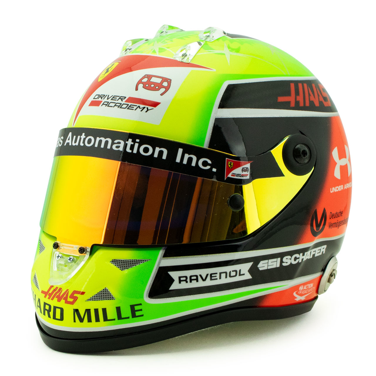 1:2 Helm Mick Schumacher 2020 Abu Dhabi Test Haas Schuberth