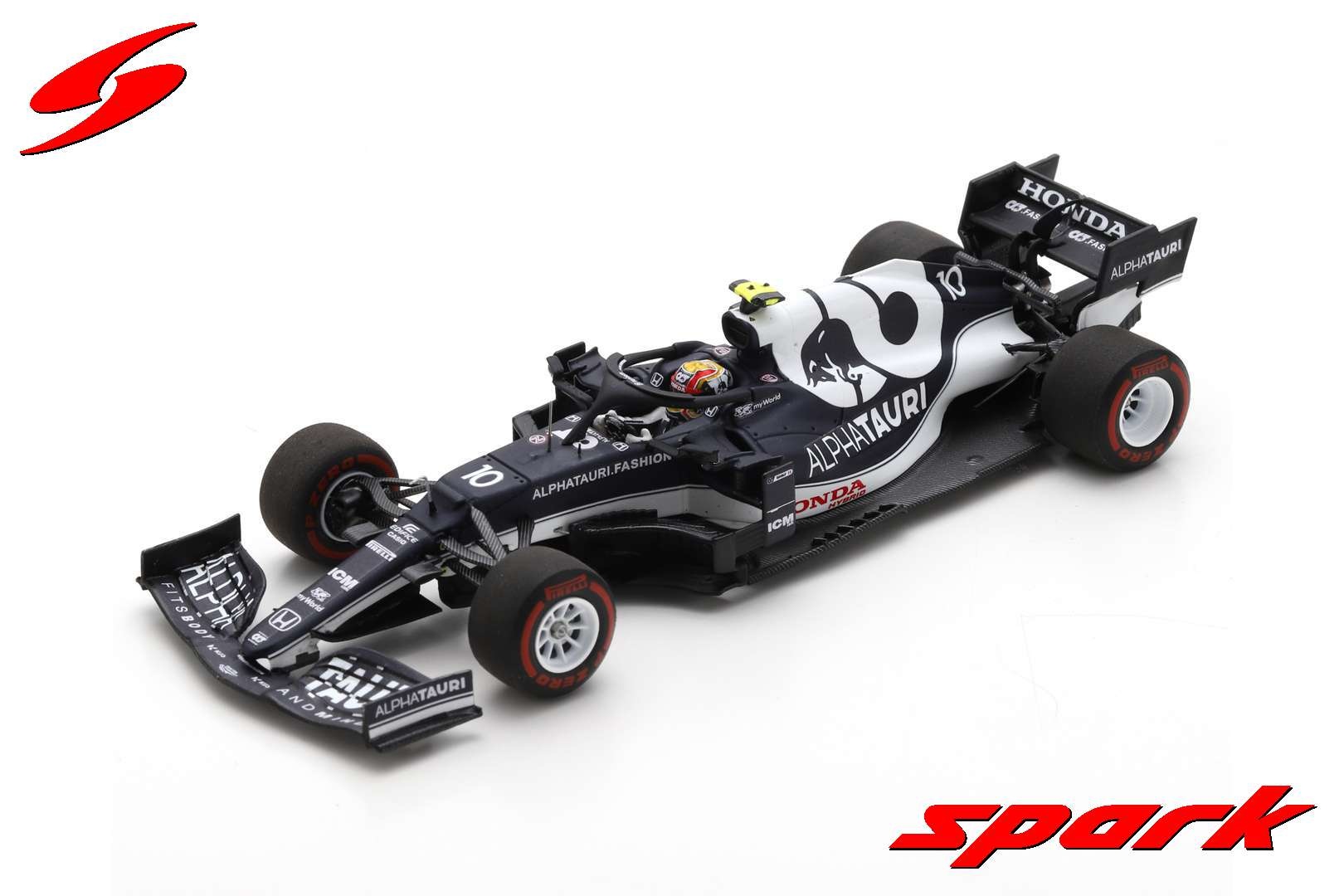 1:43 Scuderia Alpha Tauri AT02 #10 Pierre Gasly '6th place Monaco GP 2021' Spark