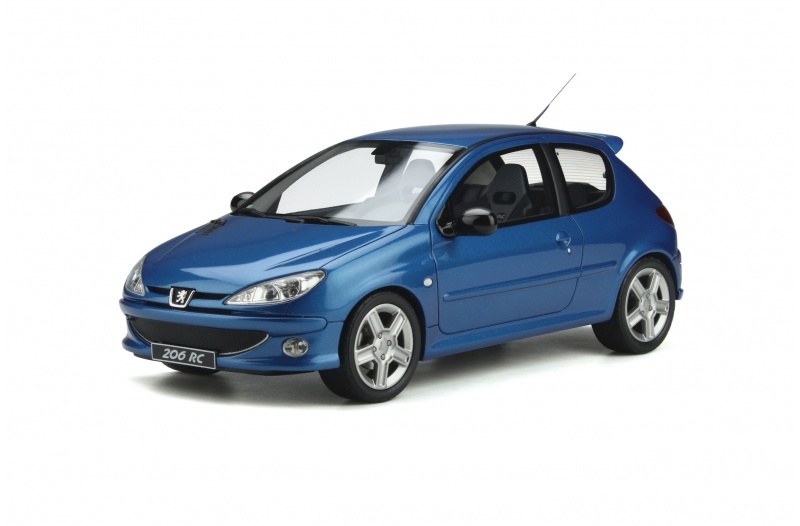 1:18 Peugeot 206 RC Recife Blue OttoMobile