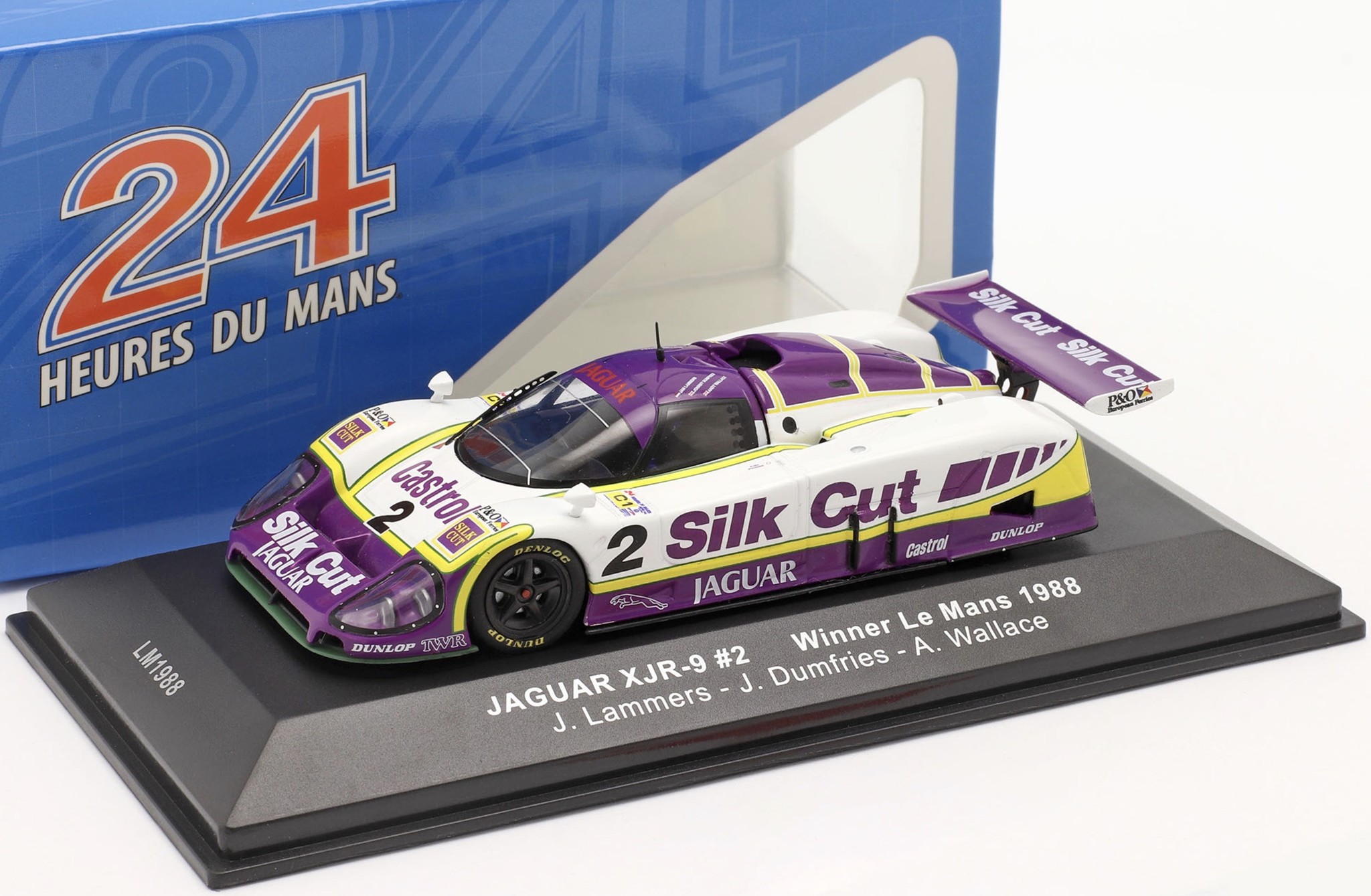 1:43 Jaguar XJR9 Lammers - Dumfries - Wallace #2 Winner 24H Le Mans 1988