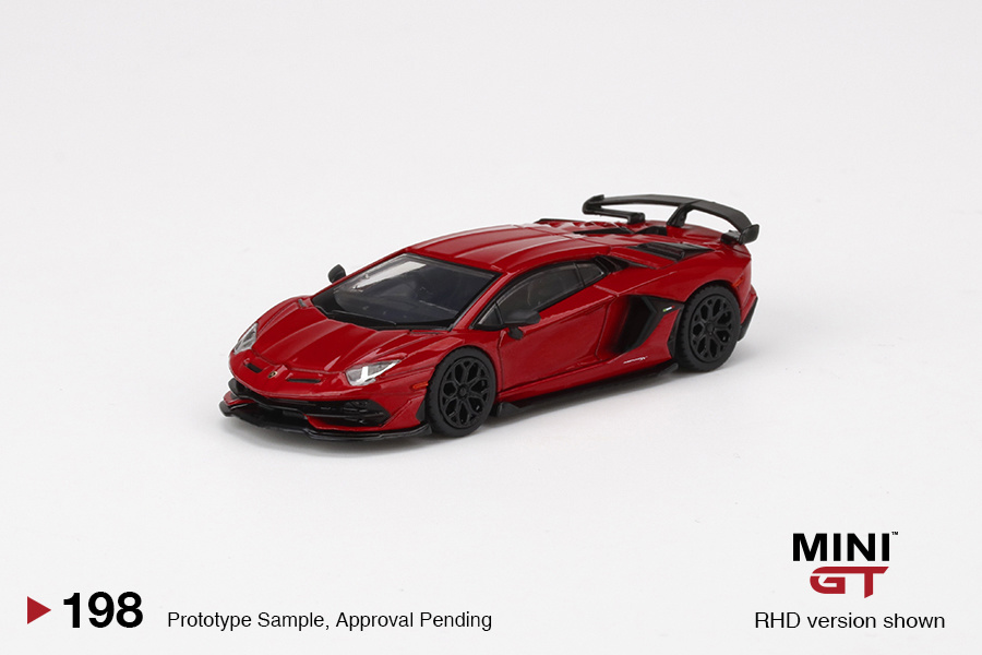 1:64 Lamborghini Aventador SVJ 'Red' MiniGT