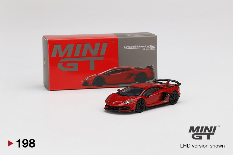 1:64 Lamborghini Aventador SVJ 'Red' MiniGT