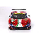 1:18 Ferrari 488LM GTE PRO Team AF Corse 24H Le Mans 2020 BBR
