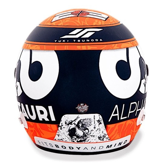 1:2 Helm Yuki Tsunoda, Alpha Tauri 2021 Arai