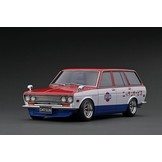 1:18 Datsun Bluebird (510) Wagon Red/White/Blue Ignition Models