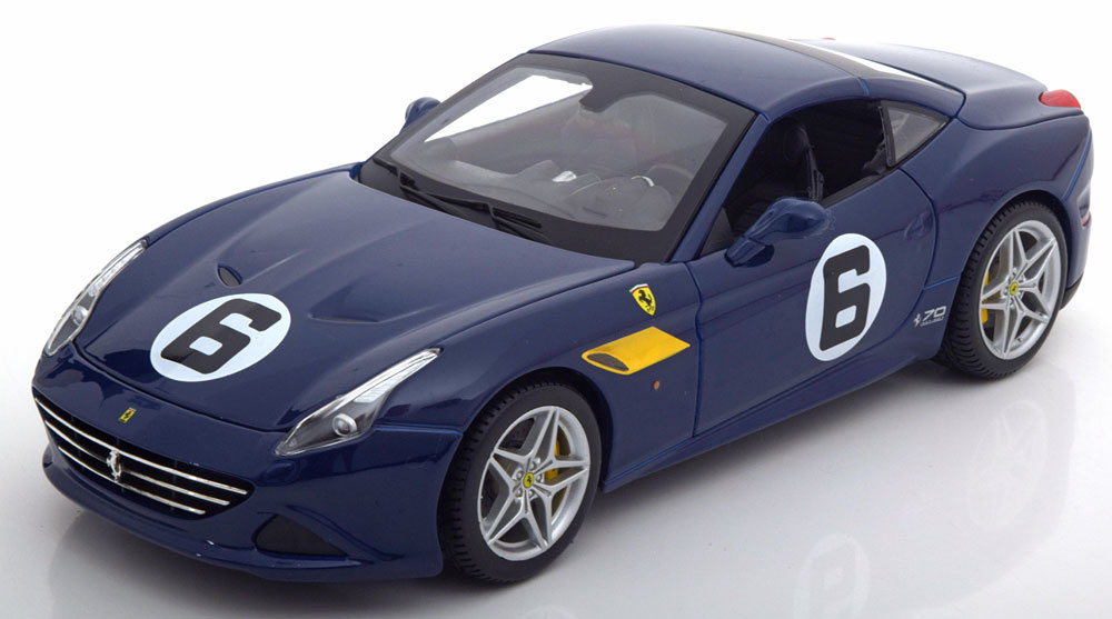 1:18 Ferrari California T 70th Anniversary blue Bburago