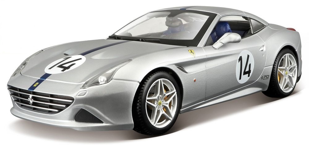 1:18 Ferrari California T 70th Anniversary silver Bburago
