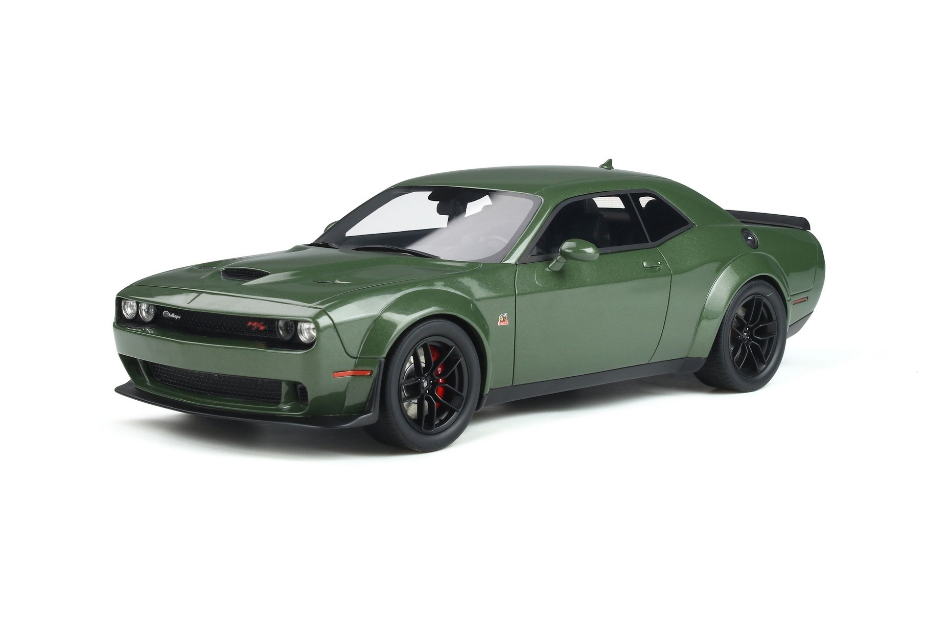1:18 Dodge Challenger RT Widebody Groen GT Spirit