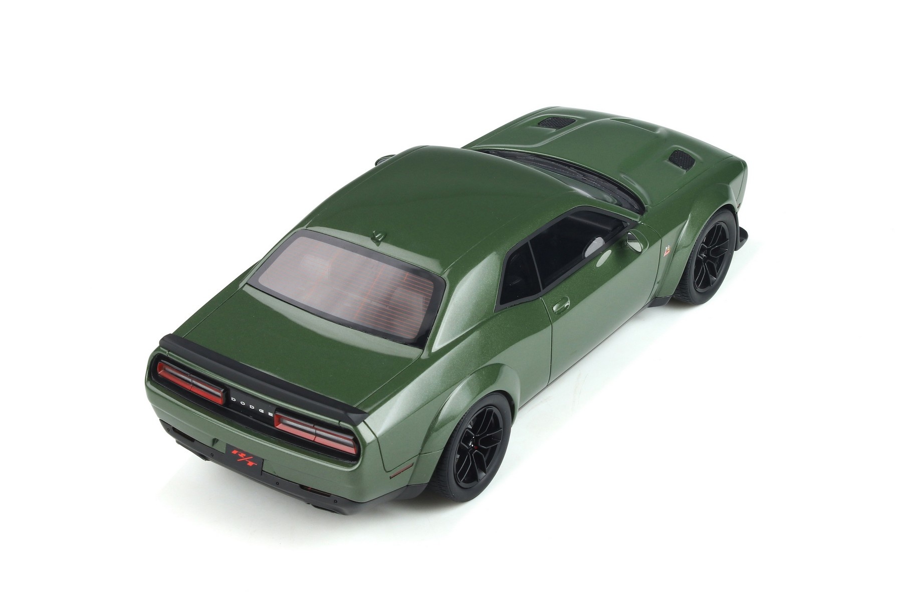 1:18 Dodge Challenger RT Widebody Grün GT Spirit