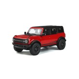1:18 Ford Bronco 4 doors 2021 Rood GT Spirit