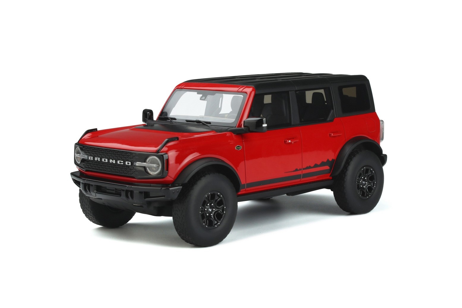 1:18 Ford Bronco 4 doors 2021 Rood GT Spirit