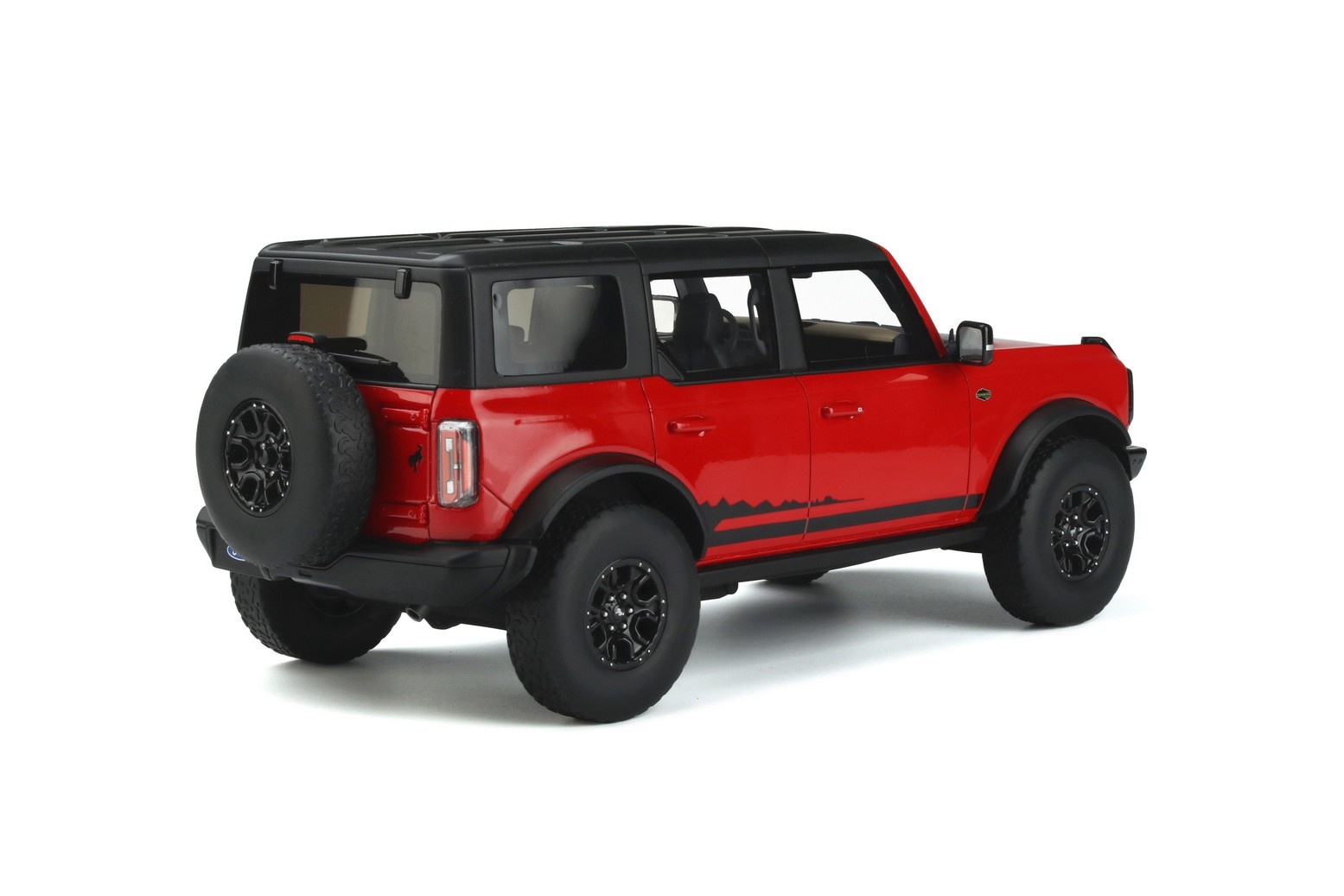 1:18 Ford Bronco 4 doors 2021 Rot GT Spirit