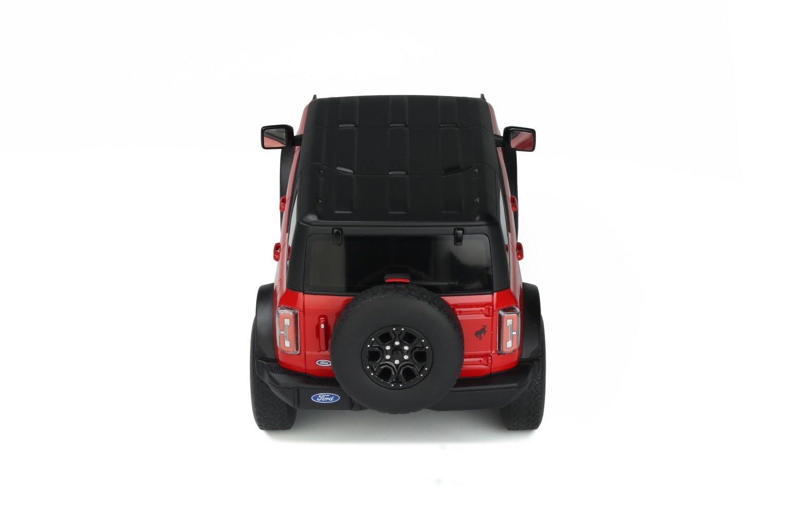 1:18 Ford Bronco 4 doors 2021 Rood GT Spirit