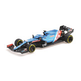 1:43 Alpine A521 #14 Fernando Alonso Bahrain GP 2021 Minichamps