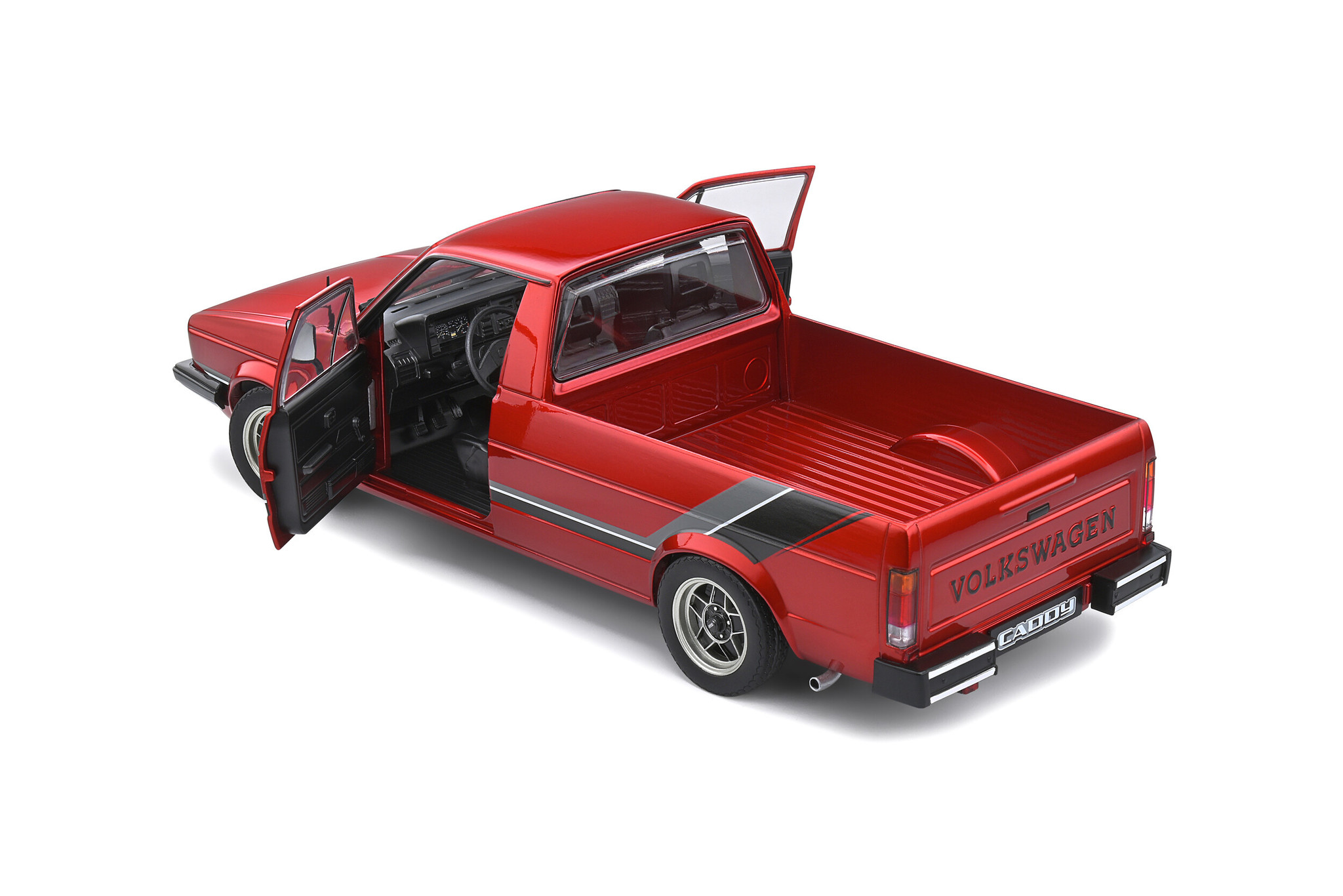 1:18 Volkswagen Caddy Custom Mk.1 1982 Red Solido