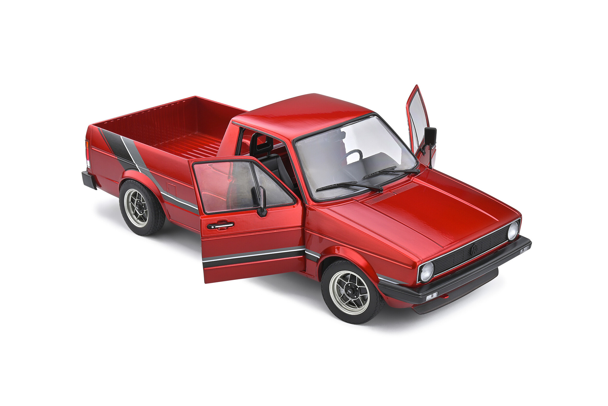 1:18 Volkswagen Caddy Custom Mk.1 1982 Red Solido