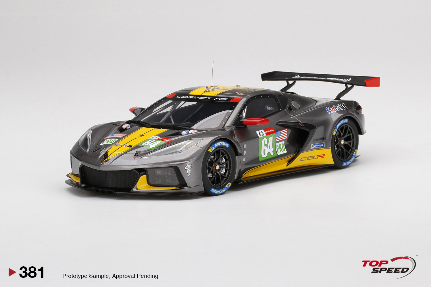 1:18 Chevrolet Corvette C8.R #64 Corvette Racing 2021 Le Mans 24 Hrs TopSpeed Models
