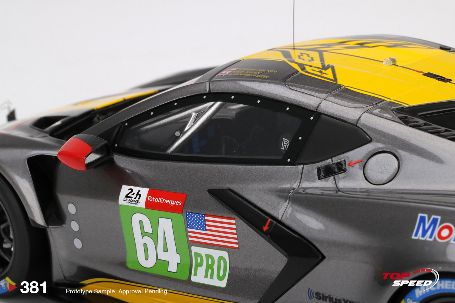 1:18 Chevrolet Corvette C8.R #64 Corvette Racing 2021 Le Mans 24 Hrs TopSpeed Models