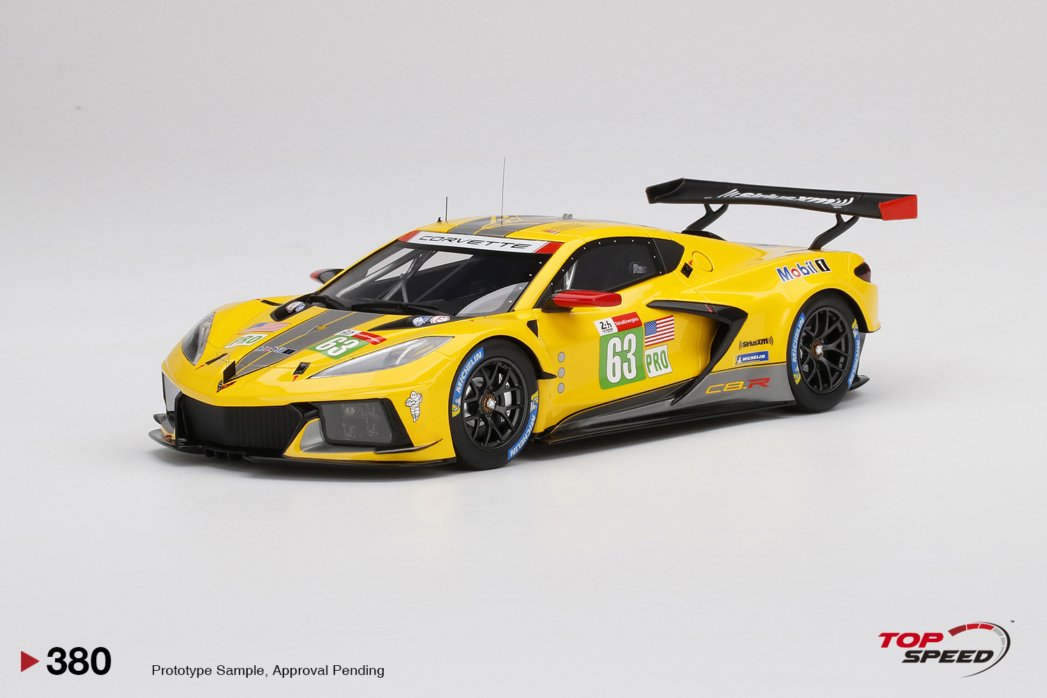 1:18 Chevrolet Corvette C8.R #63 Corvette Racing 2021 Le Mans 24 Hrs GTE PRO 2nd Place TopSpeed Models