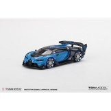 1:43 Bugatti Vision Gran Turismo Bugatti Light Blue Racing / Blue Carbon True Scale Miniatures