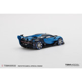 1:43 Bugatti Vision Gran Turismo Bugatti Light Blue Racing / Blue Carbon True Scale Miniatures