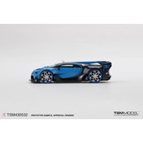1:43 Bugatti Vision Gran Turismo Bugatti Light Blue Racing / Blue Carbon True Scale Miniatures
