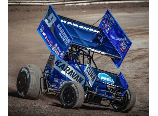 1:18 2021 Karavan Trailers Sprint Car #9 Kasey Kahne ACME