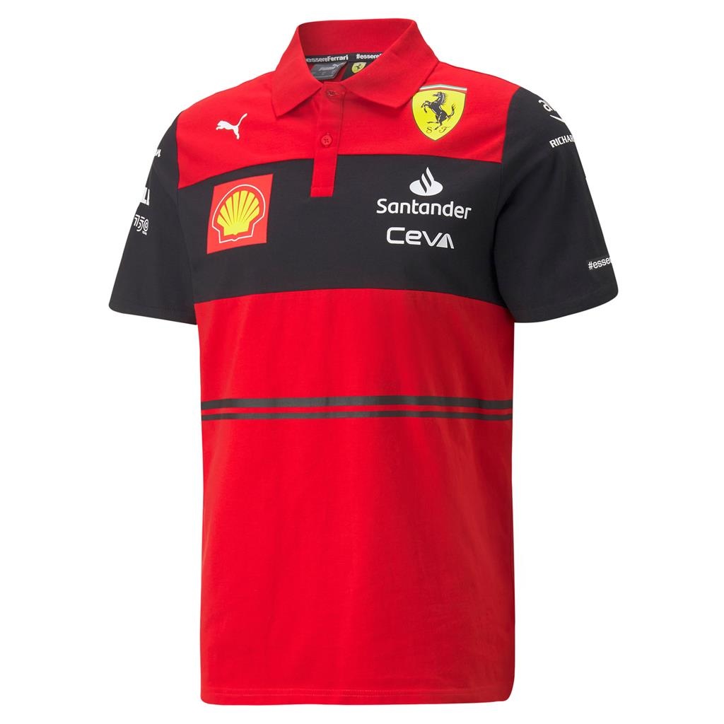 'Adult' 2022 Scuderia Ferrari Team Polo Mens