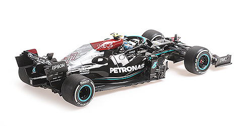 1:18 Mercedes-AMG Petronas F1 Team W12 Eq Performance - #77 Valtteri Bottas Bahrain GP 2021 Minichamps