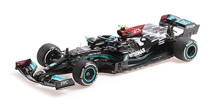 1:18 Mercedes-AMG Petronas F1 Team W12 Eq Performance - #77 Valtteri Bottas Bahrain GP 2021 Minichamps