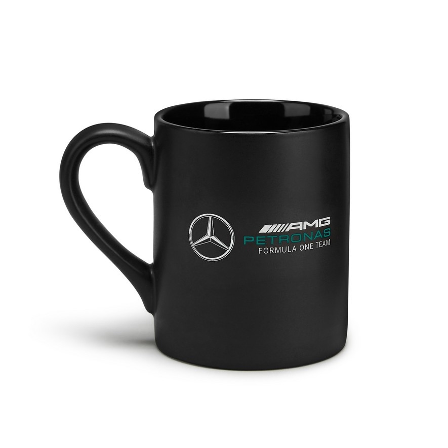 Mercedes AMG F1 Team Logo Mug Black