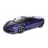 1:18 Ferrari SF90 Stradale Spider Roof Closed 'Blu Elettrico Metallic' BBR