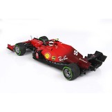 1:18 Ferrari SF21 GP Imola 2021 #55 Carlos Sainz Intermediate Tyres BBR