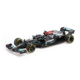 1:18 Mercedes-AMG Petronas F1 Team W12 Eq Performance - #44 Lewis Hamilton Winner Bahrain GP 2021 Minichamps