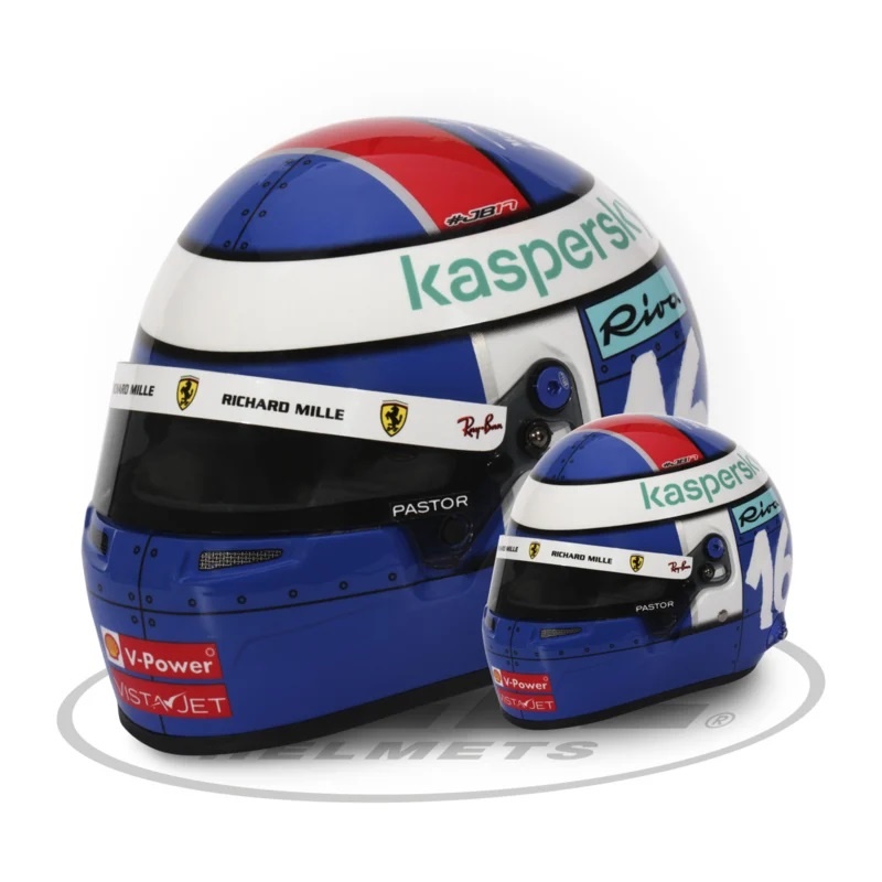 1:2 Helm C. Leclerc 2021 Monaco GP Bell Helmets