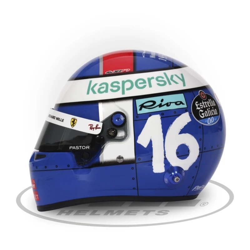 1:2 Helm C. Leclerc 2021 Monaco GP Bell Helmets