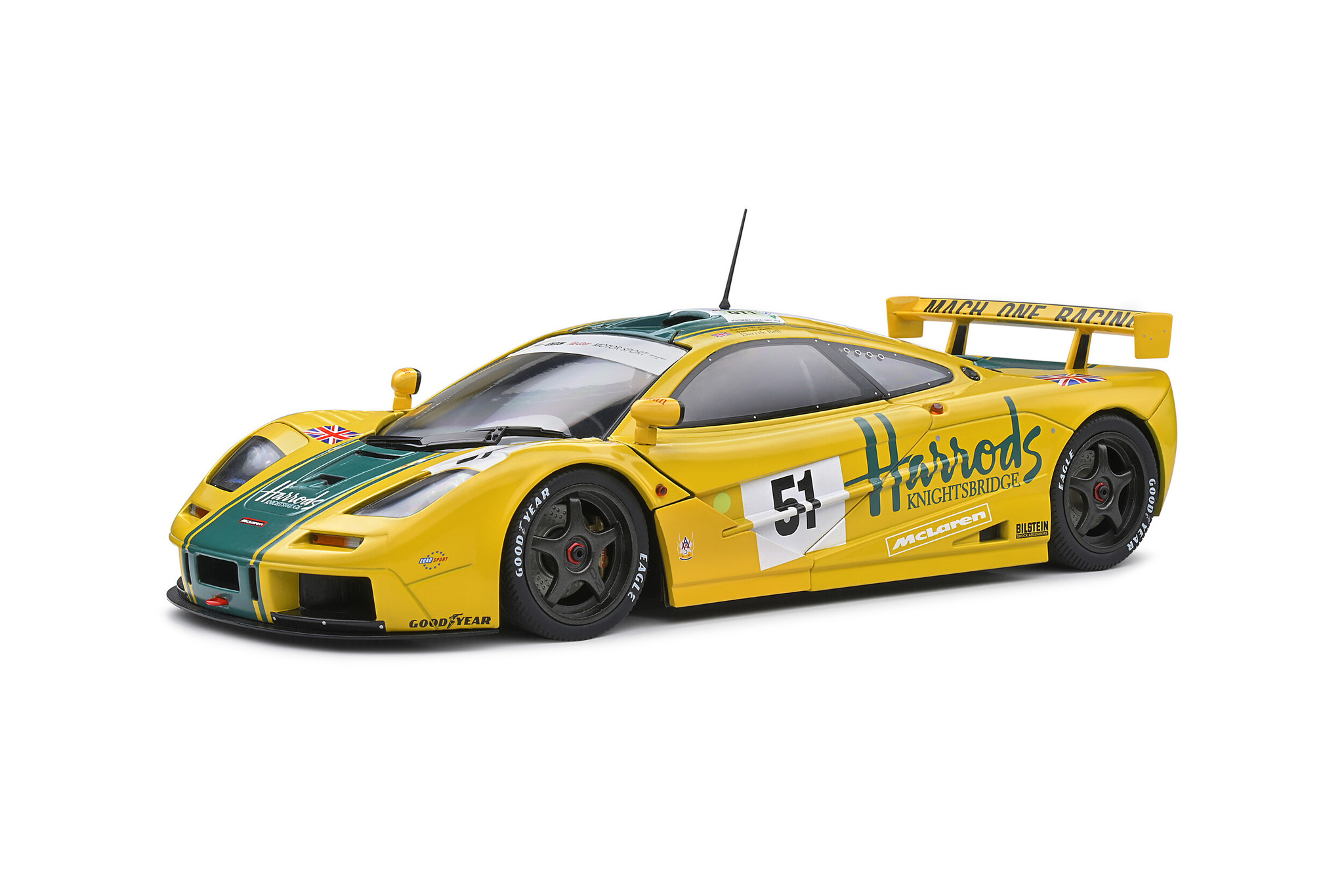 1:18 McLaren F1 GTR #51 Mach One Racing Le Mans 1995 Solido