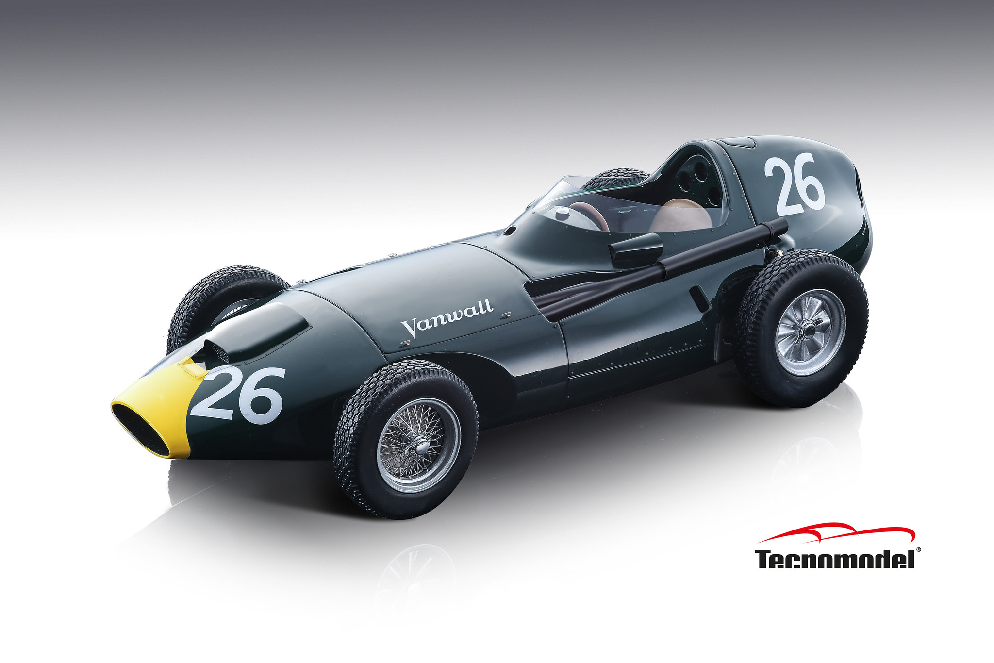 1:18 Vanwall VW5 #26 Stirling Moss Italian GP 1958 Tecnomodel