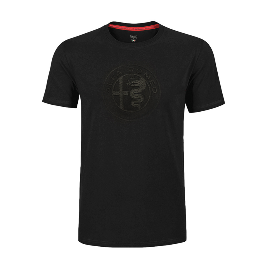 'Adult' 2022 Alfa Romeo Serpentine Black Logo Tee