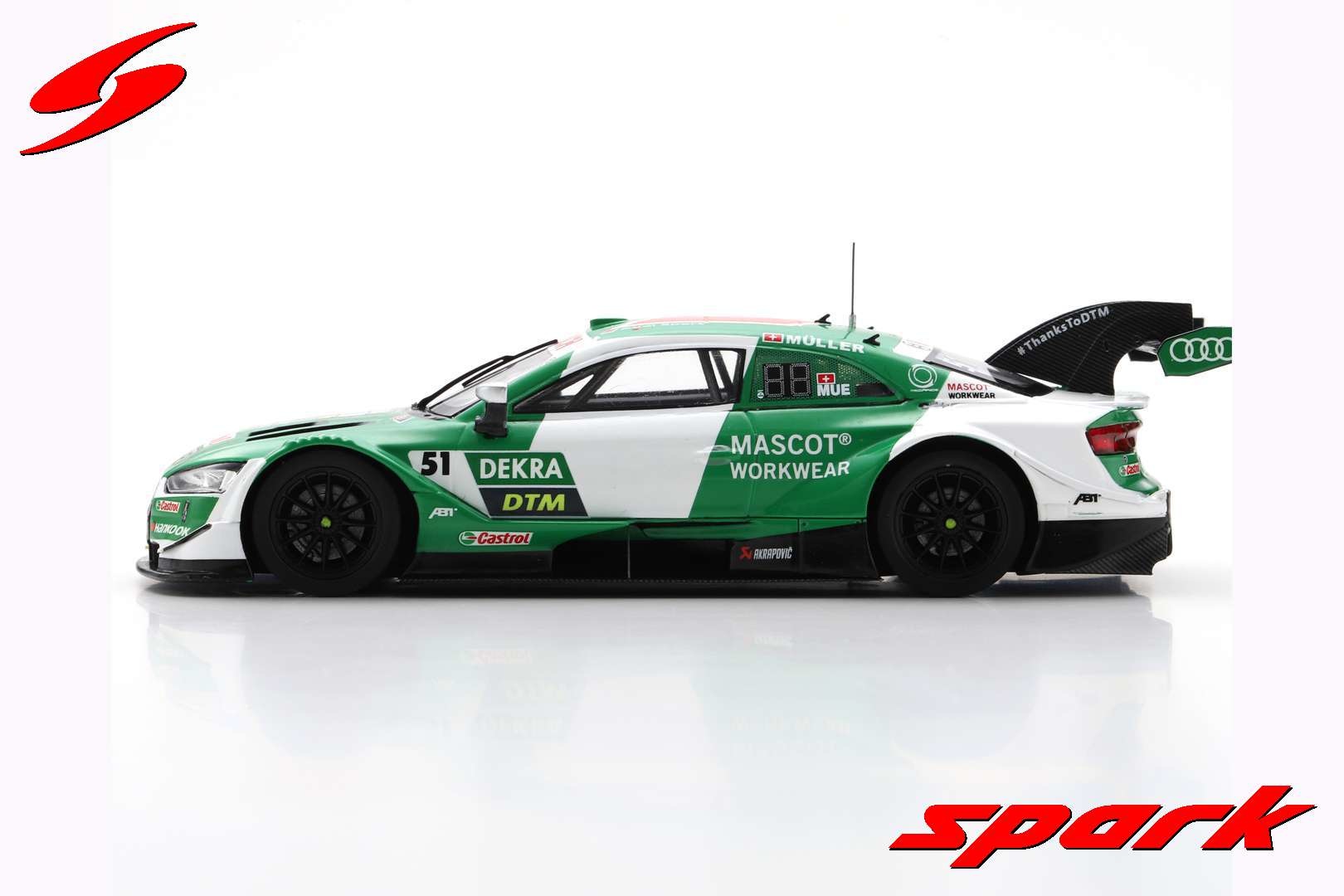 1:43 Audi RS5 DTM Audi Sport Team ABT Sportline 2020 - Nico Müller Spark