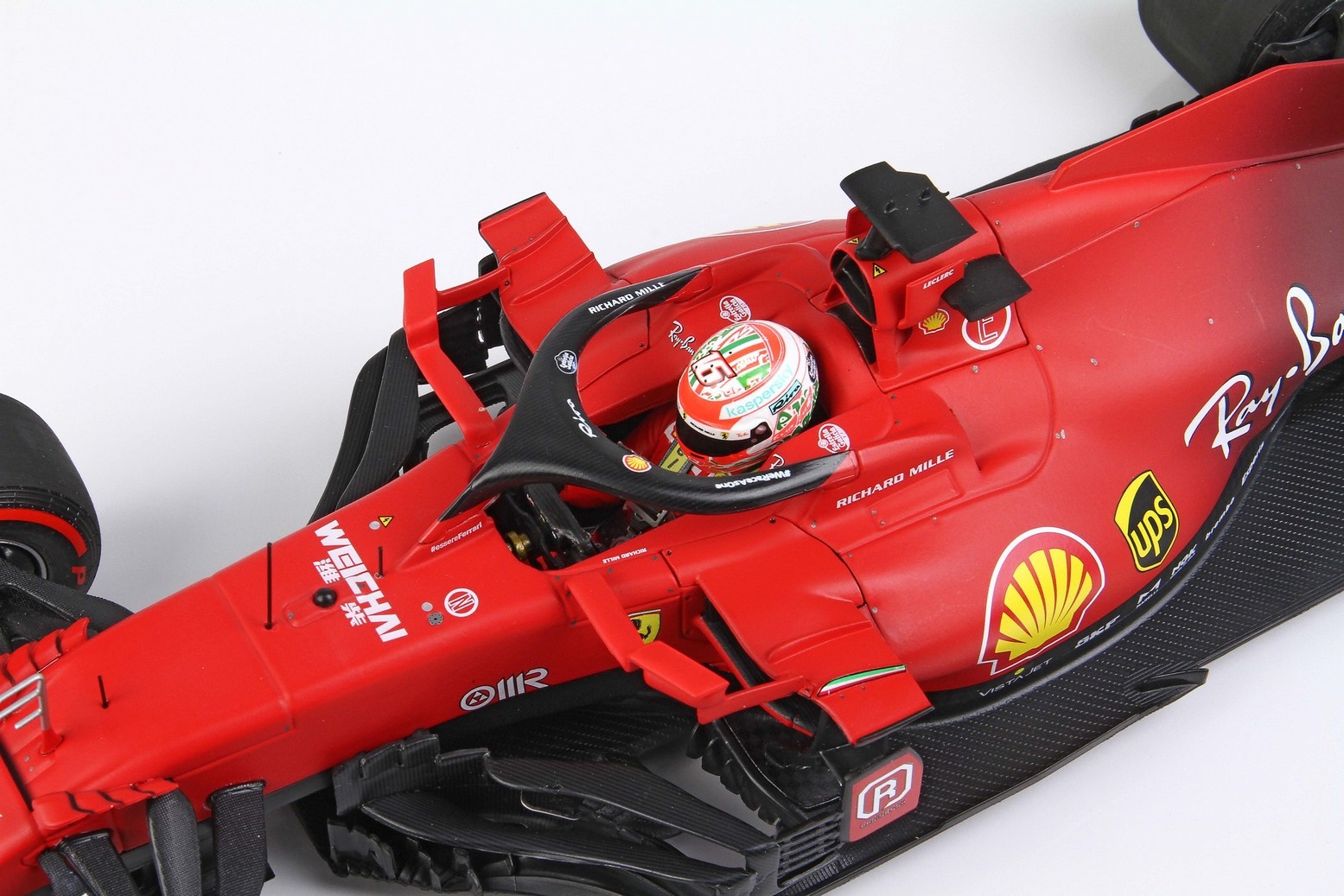Scalemodel 1:18 Ferrari SF21 GP Imola 2021 #16 Charles Leclerc Red Tyres BBR