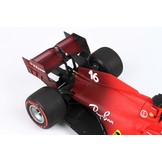Schaalmodel 1:18 Ferrari SF21 GP Imola 2021 #16 Charles Leclerc Red Tyres BBR