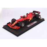 Modellauto 1:18 Ferrari SF21 GP Imola 2021 #16 Charles Leclerc Red Tyres BBR